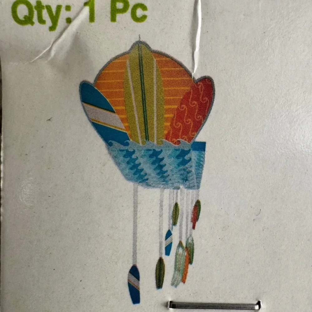 Surfboard Beach Theme Hanging Decoration 12 Inch Summer Party Decor 13695110